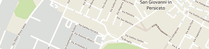 Mappa della impresa zanarini ortofrutta di baratti william e c sas a SAN GIOVANNI IN PERSICETO
