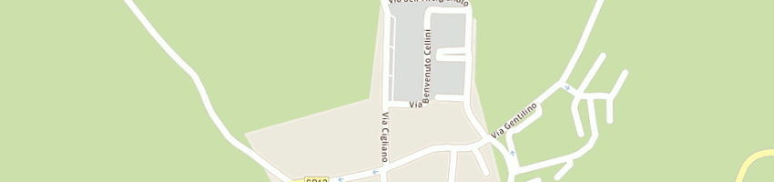 Mappa della impresa bandini snc di bandini a e c a SAN CASCIANO IN VAL DI PESA