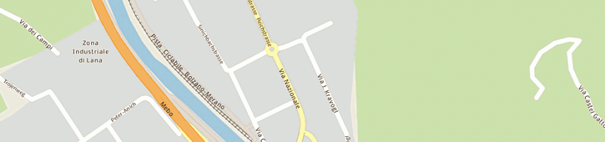 Mappa della impresa hochkofler e c sas a MERANO