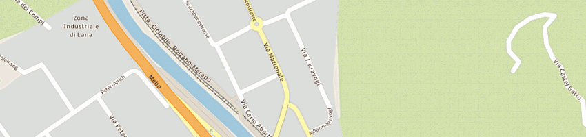 Mappa della impresa oberna sas a MERANO