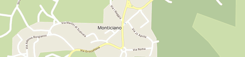 Mappa della impresa coccinella snc di giannozzi r e r a MONTICIANO