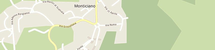 Mappa della impresa ministero difesa comando generale arma carabinieri a MONTICIANO