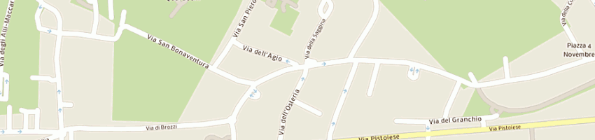 Mappa della impresa bar latteria flli becciolini snc a FIRENZE