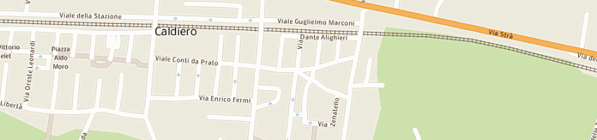 Mappa della impresa opera pia da prato a CALDIERO