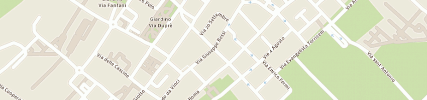 Mappa della impresa fabbri monica a SCANDICCI