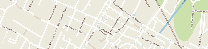 Mappa della impresa bar pizzeria sport snc di tralli luigi e c a SAN GIOVANNI IN PERSICETO