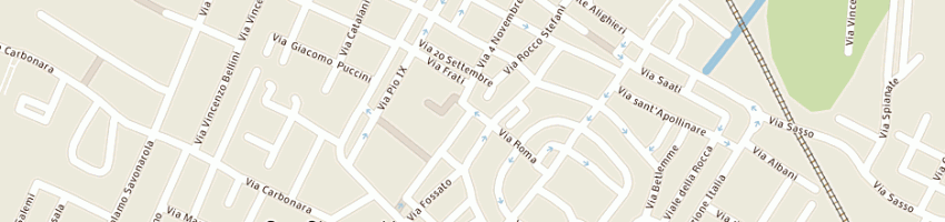 Mappa della impresa roli gaetano di roli massimo e c snc a SAN GIOVANNI IN PERSICETO