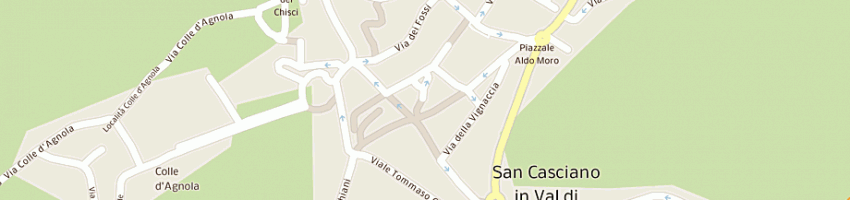 Mappa della impresa confcommercio a SAN CASCIANO IN VAL DI PESA