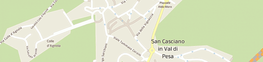 Mappa della impresa studio ad srl a SAN CASCIANO IN VAL DI PESA