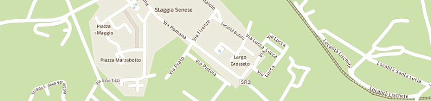 Mappa della impresa panificio pasticceria parigi e cometi a POGGIBONSI