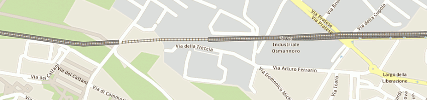 Mappa della impresa delta acque a FIRENZE