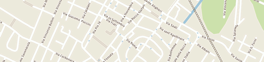 Mappa della impresa kreando di scagliarini emanuela a SAN GIOVANNI IN PERSICETO