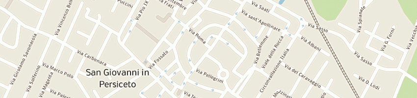 Mappa della impresa martinelli ferruccio a SAN GIOVANNI IN PERSICETO