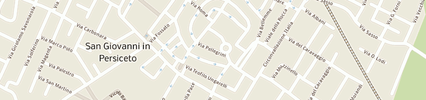 Mappa della impresa g e g snc di masi gessica e c a SAN GIOVANNI IN PERSICETO