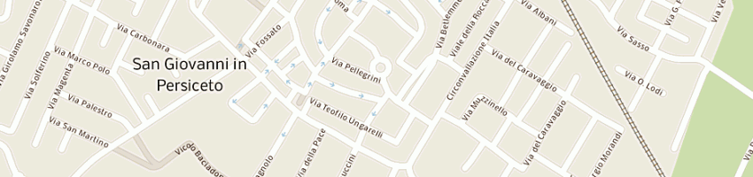 Mappa della impresa melega ulisse a SAN GIOVANNI IN PERSICETO