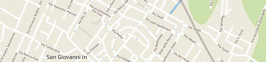 Mappa della impresa samarcanda di principato claudio a SAN GIOVANNI IN PERSICETO