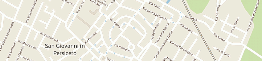 Mappa della impresa patronato acli a SAN GIOVANNI IN PERSICETO