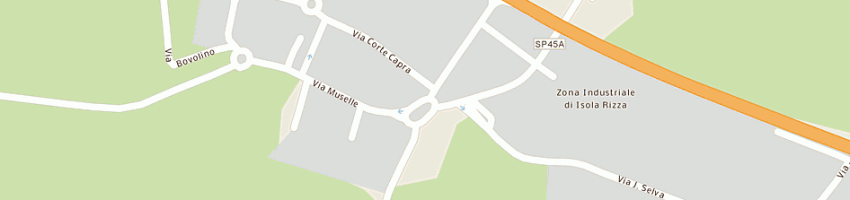 Mappa della impresa edilserramenti srl a ISOLA RIZZA