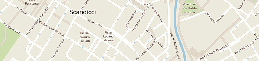 Mappa della impresa bartalini claudio a SCANDICCI