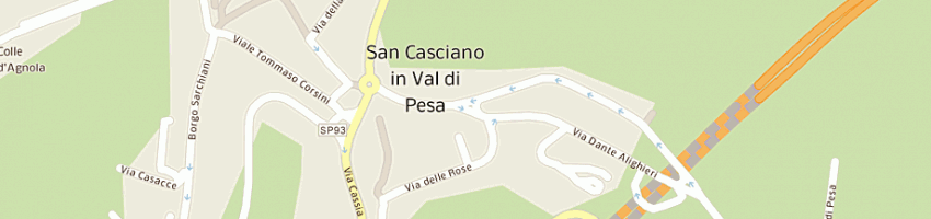 Mappa della impresa primini renzo a SAN CASCIANO IN VAL DI PESA