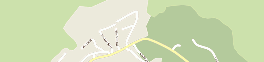 Mappa della impresa fratelli fabbri sas di fabbri carlo e c a FOLGARIA