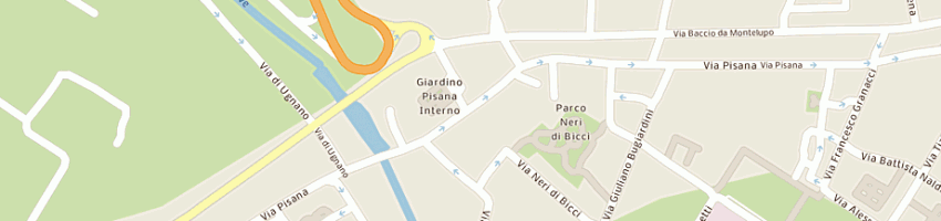 Mappa della impresa case del popolo - ponte a greve a FIRENZE