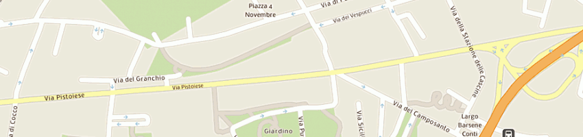 Mappa della impresa autoscuola il volante a FIRENZE