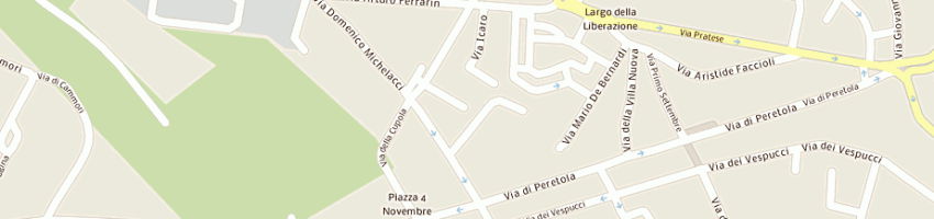 Mappa della impresa daniele  adami sas a FIRENZE