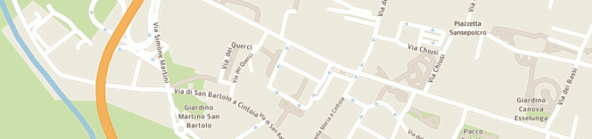 Mappa della impresa pm e a srl a FIRENZE