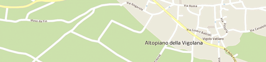 Mappa della impresa bailoni marco e c snc a VIGOLO VATTARO