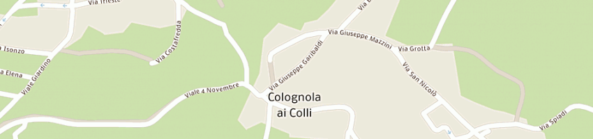 Mappa della impresa trattoria al portego a COLOGNOLA AI COLLI