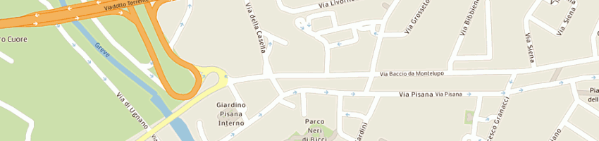 Mappa della impresa latini sergio a SCANDICCI