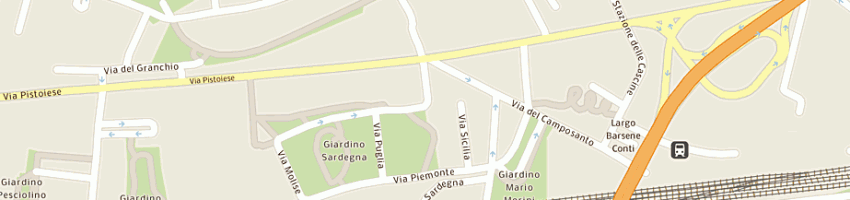 Mappa della impresa tricolor snc a FIRENZE