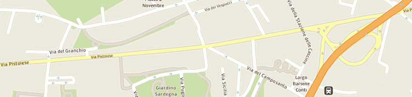 Mappa della impresa sarallo sport srl a FIRENZE