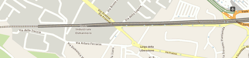 Mappa della impresa corallo sas di aldrovandi marco e c a FIRENZE