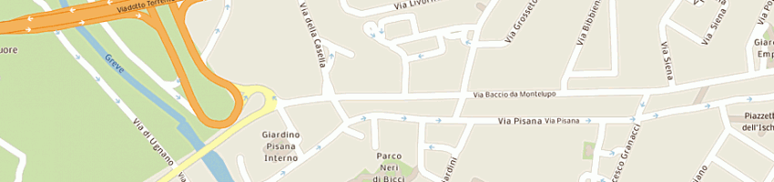 Mappa della impresa studio tecnico associato ercoli a FIRENZE