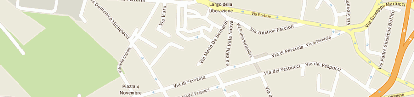 Mappa della impresa firenze ufficio sas di stefano campani e c a FIRENZE