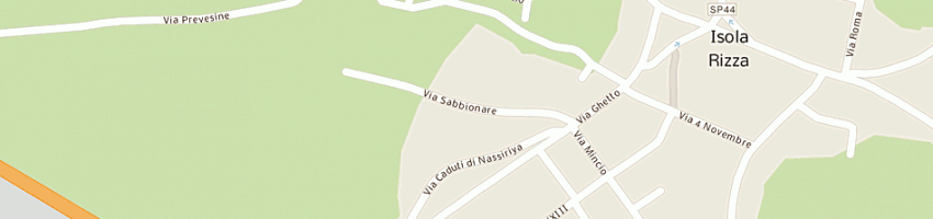 Mappa della impresa js allestimenti fieristici srl a ISOLA RIZZA