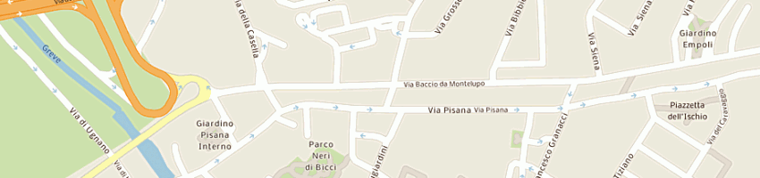 Mappa della impresa puri dino a FIRENZE