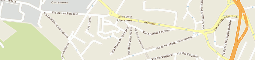 Mappa della impresa upi a FIRENZE
