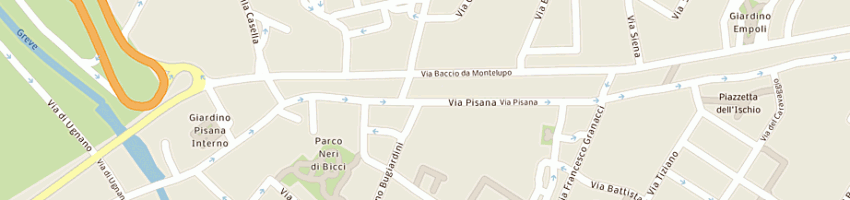 Mappa della impresa bicchi leonardo a FIRENZE