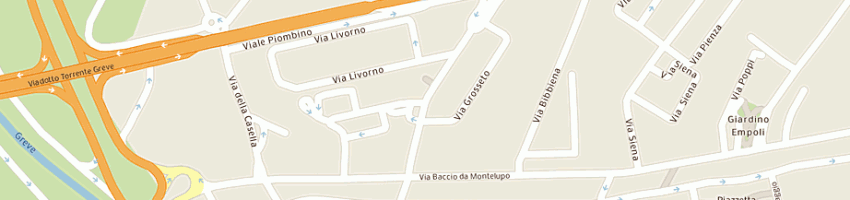 Mappa della impresa giacomelli fabrizio a FIRENZE