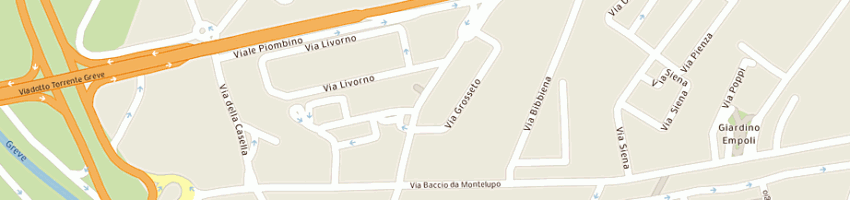 Mappa della impresa b group srl a FIRENZE
