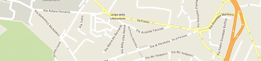 Mappa della impresa banca cr firenze filiale di peretola a FIRENZE