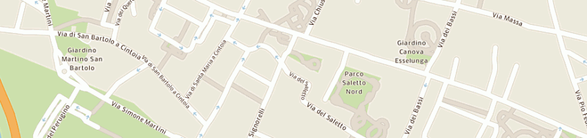 Mappa della impresa cosi bice e paola di cosi b e p snc a FIRENZE