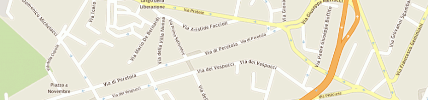 Mappa della impresa baglioni mauro a FIRENZE