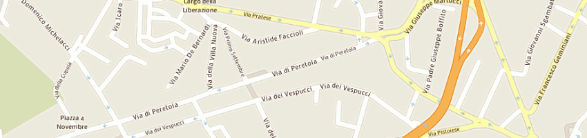 Mappa della impresa zephiro srl a FIRENZE