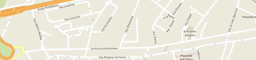 Mappa della impresa c a m s t coopva albergo mensa spettacolo turismo a FIRENZE