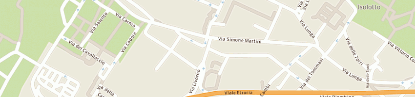 Mappa della impresa stef snc impianti elettrici di landini ivo e ivan a FIRENZE
