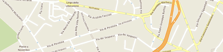 Mappa della impresa bar fratellanza popolare a FIRENZE